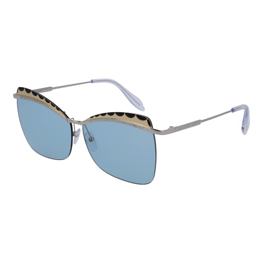 Alexander Mcqueen - AM0059S Col. 002-silver-silver-light b